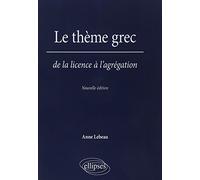 Le thème grec de la licence à l'agrégation