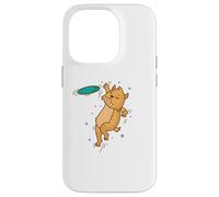 Le Tigre à Dents de Sabre Joue Le Frisbee Wild Cat Coque pour iPhone 14 Pro
