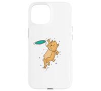 Le Tigre à Dents de Sabre Joue Le Frisbee Wild Cat Coque pour iPhone 15