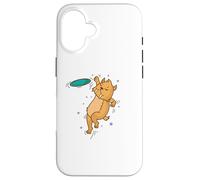 Le Tigre à Dents de Sabre Joue Le Frisbee Wild Cat Coque pour iPhone 16