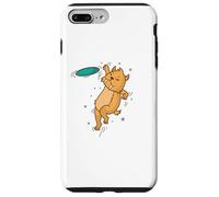 Le Tigre à Dents de Sabre Joue Le Frisbee Wild Cat Coque pour iPhone 7 Plus/8 Plus