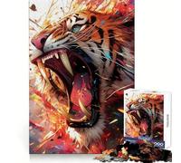 Le Tigre, Le summum des Sommets Puzzle Difficile de 1000 pièces pour Adultes Reconnaissance améliorée Découpe Nette et précise Cadeau Unique 50x75cm