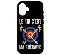 Le Tir À l'arc C'est Ma Thérapie Arc Flèches Archerie Sport Coque pour iPhone 16