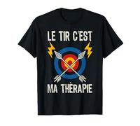Le Tir À l'arc C'est Ma Thérapie Arc Flèches Archerie Sport T-Shirt