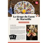 Le tirage du tarot de Marseille Principes et bases - Collectif - Merci Les Livres - broché - Guide