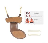 Le tissu en coton rencontre la praticité - Le coussin réglable est conçu pour les musiciens de tous niveaux (marron 3/4-4/4)