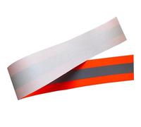 Le tissu réfléchissant, Flame Retardant Reflective Fabric Tape Warning Strip Cotton Multicolor Multiple Sizes(Oranje,5cmx500cm)