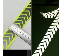 Le tissu réfléchissant, Green 3.8cm Reflective Fabric Arrow Tape For Sewing 1m 3m 5m(Green 3.8cmx5m)