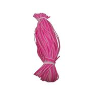 Le tissu réfléchissant, Reflective Edging Strip 5 Meters Multicolor For School Uniform Luggage Pants Hat DIY Rope(Roze)
