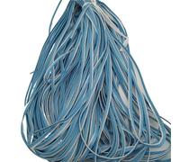 Le tissu réfléchissant, Reflective Edging Strip 5 Meters Multicolor For School Uniform Luggage Pants Hat DIY Rope(Blauw)