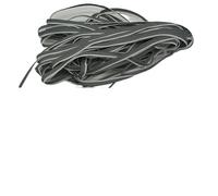 Le tissu réfléchissant, Reflective Edging Strip 5 Meters Multicolor For School Uniform Luggage Pants Hat DIY Rope(Grey)