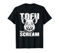 Le Tofu ne crie Pas à la libération Animale végétalienne T-Shirt
