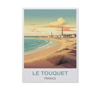 Le Touquet France，Jigsaws Puzzles 1000 Pieces Teens Kids Jigsaw Entertainment Toys Brain Challenge Puzzle（50x70cm）-ES51