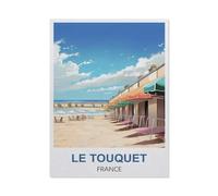 Le Touquet, France，Puzzles pour Adultes Puzzle 1000 Pièces pour Adolescents Adultes Jeux De Puzzles Amusants uzzle en Papier Cadeaux De Noël Et d'anniversaire（50x70cm）-Q56