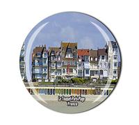 Le Touquet-Paris-Plage France Aimant de réfrigérateur Souvenir Touriste Tableau Blanc Cristal Magnétique Autocollant