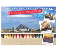 Le Touquet-Paris-Plage - Perle der französischen Opalküste (Tischkalender 2026 DIN A5 quer), CALVENDO Monatskalender: Le Touquet verbindet Pariser Eleganz, Naturerlebnis und mondänen Badeort-Charme