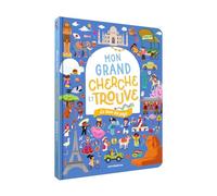 Le tour des pays - Mon grand cherche et trouve: Un livre grand format avec plus de 350 éléments à retrouver !