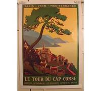 Le Tour Du Cap Corse - 50x70 cm - AFFICHE / POSTER G