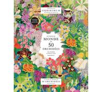Le tour du monde en 50 orchidées - Puzzle 1000 pièces - Anne-Claire Levaux - Marabout - Boîte ou accessoire - Jeux livres objets