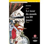Le Tour Du Monde En 80 Jours (B1) Avec ressources numériques et audio en ligne - Jules Verne - Cideb Black Cat - broché - Méthode de langue