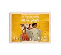 Le tour du monde en 80 jours Bruno Wennagel (Illustration), Mathieu Ferret (Illustration), Mathilde Tuffin (Illustration), Marine Breuil-Salles (Auteur)