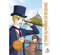 Le Tour du monde en 80 jours - Jules Verne - Courrier du livre graphic - broché - Manga