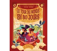 Le tour du monde en 80 jours Jules Verne (Auteur), Altea Villa (Adapté), Domenico Russo (Illustration), EMMANUELLE PERAS (Traduction)