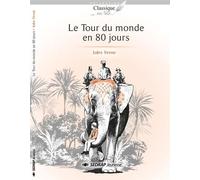 Le tour du monde en 80 jours le roman - Jules Verne - Sedrap Eds - broché - Scolaire / Universitaire
