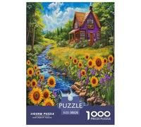 Le Tournesol Puzzle 1000 Pièces Educa Jeu D'Intelligence Décoration Intérieure Belles Plantes Jeu Éducatif Challenge Toy Adultes & Enfants des 14 Ans 38x26cm/1000pcs