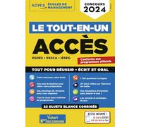 Le tout-en-un ACCES - 22 sujets blancs - Ecrits et oraux - Tutos offerts