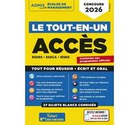 Le tout-en-un ACCES - 25 sujets blancs - Ecrits et oraux - Tutos offerts Anne-Marie Bonnerot (Auteur), Marie-Laure Boursat (Auteur), Sophie Mattern (Auteur), Sophie Mattern (Coordination éditoriale), 