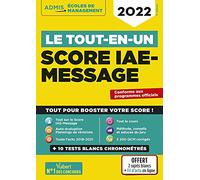 Le tout-en-un Score IAE-MESSAGE - 12 tests blancs - Fil d'actu offert: Sélection 2022