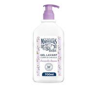 Le Tout Petit Marseillais Bébé - Gel Douche Lavant Doux Corps & Cheveux Amande Douce (700 mL) - Respectueux des peaux sensibles dès la naissance - Testé sous contrôle pédiatrique et ophtalmologique