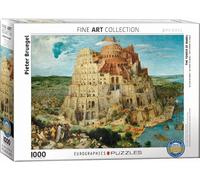 Le Tower De Babel Par Bruegel Puzzle En Cartes De 1000 Pièces 680Mm X 480Mm