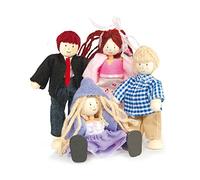 Le Toy Van - 19051 - Jouet en Bois - Famille de 4 Poupées