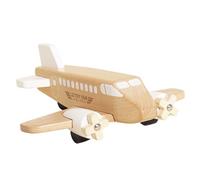Le Toy Van Avion en bois | Jouet de jeu intemporel pour enfants avec hélices rotatives - À partir de 3 ans