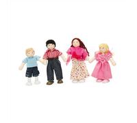 Le Toy Van, Famille de Poupées en Bois FSC, Set de 7 Pièces, Jouets Articulés, 3+ Ans, 10 x 4 x 13 cm