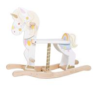 Le Toy Van - Jouet en Bois d’Éveil Licorne à Bascule du Carrousel Petilou | Jeu d’Activité Éducatif Montessori | Enfants Bébés 18 Mois et Plus