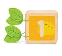 Le Toy Van - Jouet en Bois d’Éveil Livre Jeu Compter de 1 à 10 Petilou | Jeu d’Activité Éducatif Montessori | Enfants Bébés 12 Mois et Plus