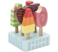 Le Toy Van – Jeu éducatif TV284 – Montessori dès 2 ans – 6 glaces en bois, socle, FSC