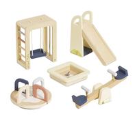 Ensemble de meubles de jardin pour maison de poupée