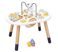 Le Toy Van Table d'activités PL137 en bois FSC multicolore 12 activités Montessori dès 18 mois
