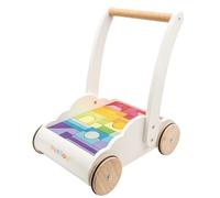 Chariot de marche et cubes en bois Trotteur Nuage & Arc en Ciel Le