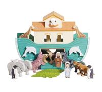 Le Toy Van - TV259 - Lernspiel Arche Noah, für Kinder AB 3 Jahren, 20 Tiere enthalten, mit Figuren, Montessori, ökologisches Spiel, FSC-Holz, Farben Auf Wasserbasis, Petilou