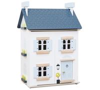 Le Toy Van - Wooden Dolls House - Sky Doll House - Kids Dolls House - 2 Storey Dolls House with Attic - Wooden Summer House - Fill with Dollhouse Accessories - Suitable for Ages 3+