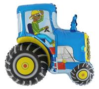 Le Tracteur Rouge de 31 pouces le Ballon de Papier d'aluminium En forme (de CS139) [le Jouet]