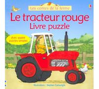 Le tracteur rouge: Livre puzzle