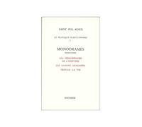 Le Tragique Dans L'homme Tome 1 - Monodrames - Les Personnages De L'individu - Les Saisons Humaines - Tristan La Vie