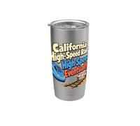 Le train à grande vitesse de Californie finit par former une blague pour les fans Gobelet isotherme en acier inoxydable double paroi