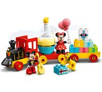 LEGO DUPLO Disney 10941 Le Train d’anniversaire de Mickey et Minnie, Jouets de construction